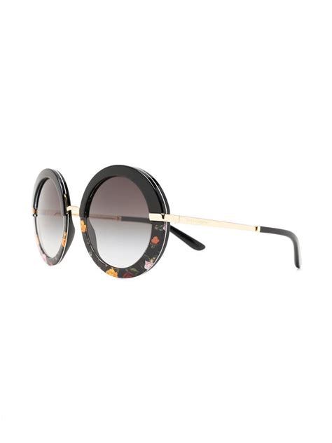 Dolce & Gabbana Eyewear Runde Sonnenbrille 